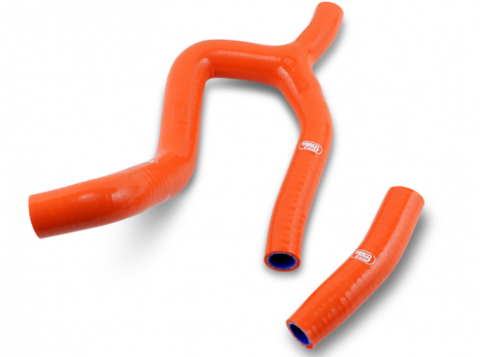 KTM250SX-F'19-22 Samco Radiator Hoses Orange